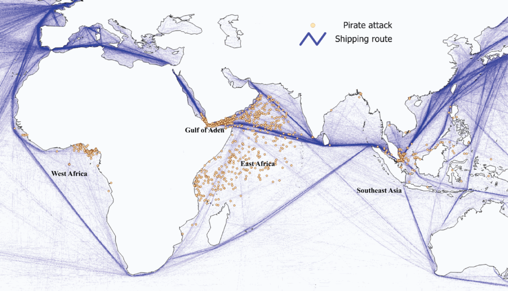 Figure 1 - Map of attacks